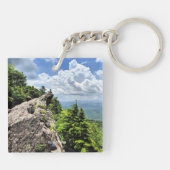 Blue Ridge Mountain, North Carolina Schlüsselanhänger (Rückseite)