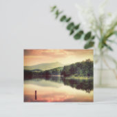 Blue Ridge Mountain Parkway bei Sunset Postkarte (Stehend Vorderseite)