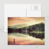 Blue Ridge Mountain Parkway bei Sunset Postkarte (Vorne/Hinten)