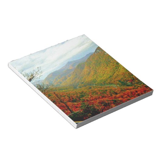 Blue Ridge Mountain Range North Carolina Notizblock (angewinkelt)