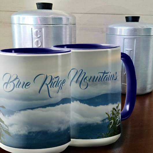 Blue Ridge Mountains anpassbar fotografisch Tasse