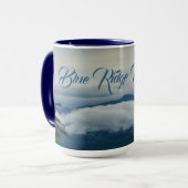Blue Ridge Mountains anpassbar fotografisch Tasse (Vorderseite Links)