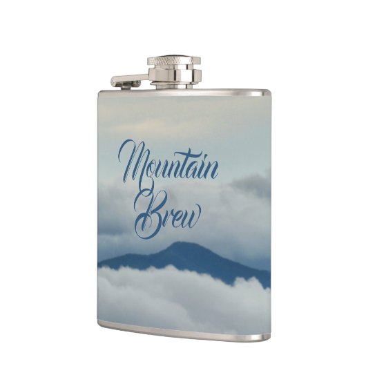 Blue Ridge Mountains Anpassbare Gebirgsbrauen Flachmann (Links)