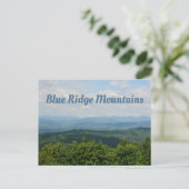 Blue Ridge Mountains Appalachian Fotografic Postkarte (Stehend Vorderseite)