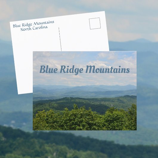 Blue Ridge Mountains Appalachian Fotografic Postkarte