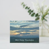 Blue Ridge Mountains Asheville North Carolina Postkarte (Stehend Vorderseite)