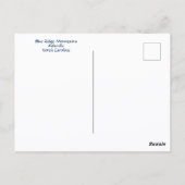 Blue Ridge Mountains Asheville North Carolina Postkarte (Rückseite)