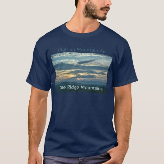 Blue Ridge Mountains Asheville North Carolina T-Shirt (Vorderseite)