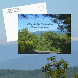 Blue Ridge Mountains Big Glassy Mt North Carolina Postkarte