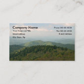 Blue Ridge Mountains Business Card Visitenkarte (Vorderseite)