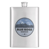 Blue Ridge Mountains Camping Flachmann (Vorderseite)