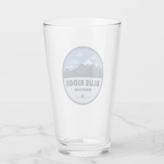 Blue Ridge Mountains Camping Glas (Rückseite)