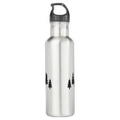 Blue Ridge Mountains Edelstahlflasche (Rückseite)