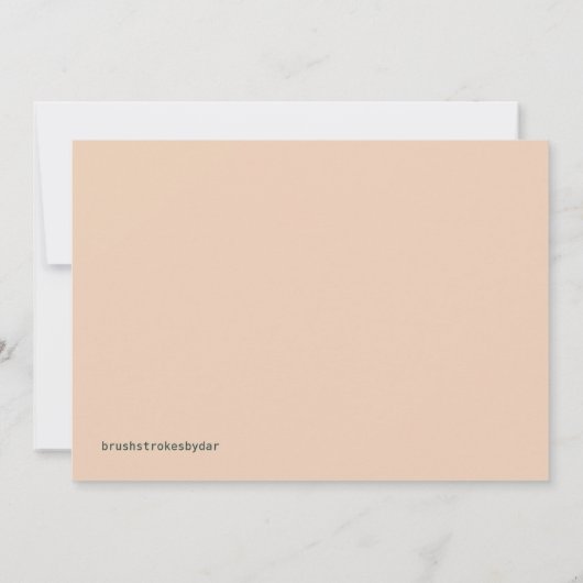 Blue Ridge Mountains Flat Card Ankündigung (Rückseite)