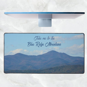 Blue Ridge Mountains fotografisch anpassbar Schreibtischunterlage