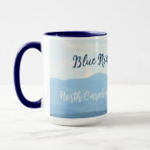 Blue Ridge Mountains fotografisch anpassbar Tasse (Links)