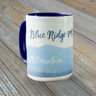 Blue Ridge Mountains fotografisch anpassbar Tasse