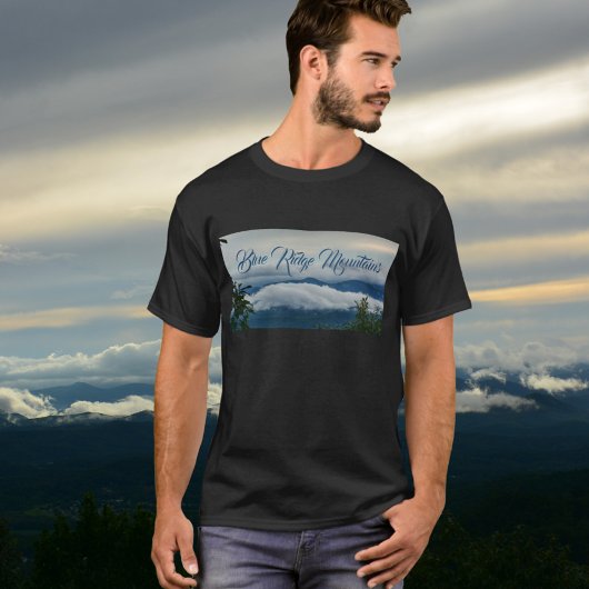Blue Ridge Mountains Fotografisch T-Shirt