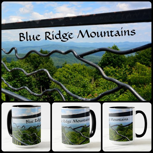 Blue Ridge Mountains Fotografisch Tasse