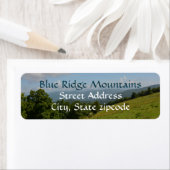 Blue Ridge Mountains Fotografische Rücksendeadress (Insitu)