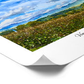 Blue Ridge Mountains Georgia Weingarten Poster (Ecke)