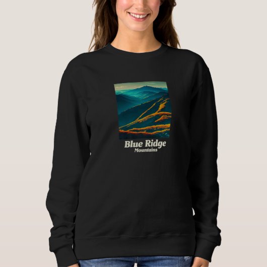 Blue Ridge Mountains Graphic Sweatshirt (Vorderseite)