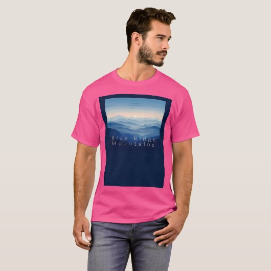 Blue Ridge Mountains Graphic T-Shirt (Vorne ganz)