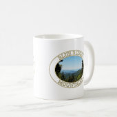 Blue Ridge Mountains im Western North Carolina Kaffeetasse (VorderseiteRechts)