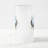 Blue Ridge Mountains im Western North Carolina Mattglas Bierglas (Mittel)