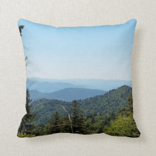 Blue Ridge Mountains in der Nähe von Cherokee, Nor Kissen