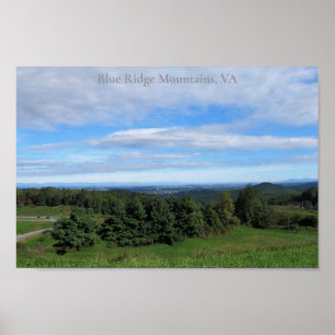 Blue Ridge Mountains in Virginia Poster