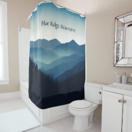 Blue Ridge Mountains, individuell anpassbar Duschvorhang