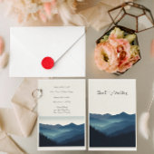 Blue Ridge Mountains, individuell anpassbar Einladung