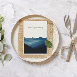 Blue Ridge Mountains, individuell anpassbar Einladung