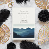 Blue Ridge Mountains, individuell anpassbar Einladung