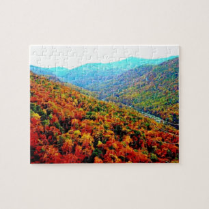 Blue Ridge Mountains Landschaft Puzzle