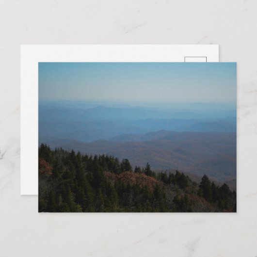 Blue Ridge Mountains Landschaftlich Landschaft Nat Postkarte (Vorne/Hinten)