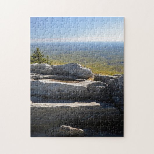 Blue Ridge Mountains Landschaftlich Nature Travel Puzzle (Vertikal)