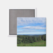 Blue Ridge Mountains Magnet (Vorderseite/Rückseite)