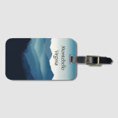 Blue Ridge Mountains, Montebello individualisierba Gepäckanhänger (Vorderseite (Horizontal))