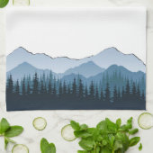 Blue Ridge Mountains, Montebello individualisierba Geschirrtuch (Gefaltet)