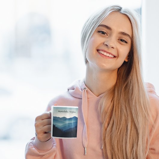 Blue Ridge Mountains, Montebello individualisierba Kaffeetasse