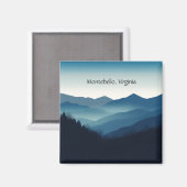 Blue Ridge Mountains, Montebello individualisierba Magnet (Vorderseite/Rückseite)