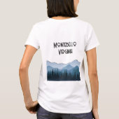 Blue Ridge Mountains, Montebello individualisierba T-Shirt (Rückseite)