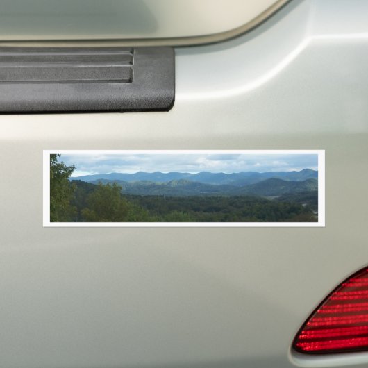 Blue Ridge Mountains - NC Autoaufkleber (Auf Auto)