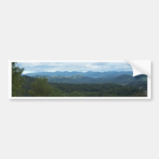 Blue Ridge Mountains - NC Autoaufkleber (Vorne)
