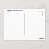 Blue Ridge Mountains NC Mountain Air Fotografic Postkarte (Rückseite)