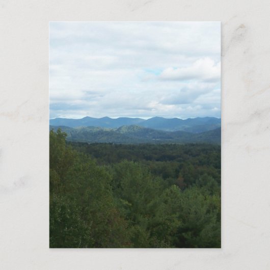 Blue Ridge Mountains - NC Postkarte (Vorderseite)