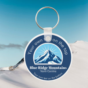 Blue Ridge Mountains NC-Ski resort-Souvenir Schlüsselanhänger