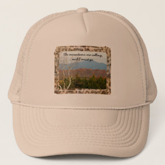 Blue Ridge Mountains nennen Natur des Zitat-| Truckerkappe